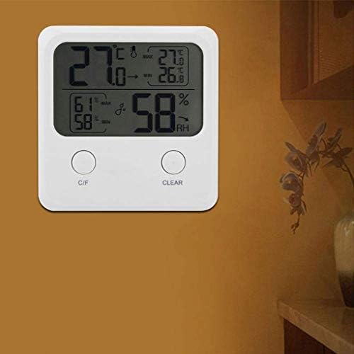 Цифров Термометър-Влагомер XJJZS, на Голям Екран с Измерителем температура и Влажност на въздуха, машина за висока точност Термометър за Домашния Офис, Оранжерии,
