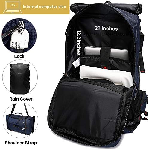 Раница за пътуване на TANIA, Раница за носене на ръка, Сгъваема Здрава спортна чанта, подходяща за 15,6-инчов лаптоп за мъже и жени