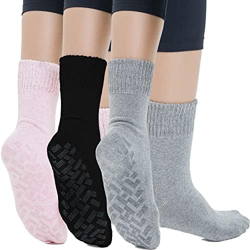 Много меки нескользящие болнични чорапи Kayhoma за жени - Удобни, дебели - Са идеални за възрастните хора и след операцията