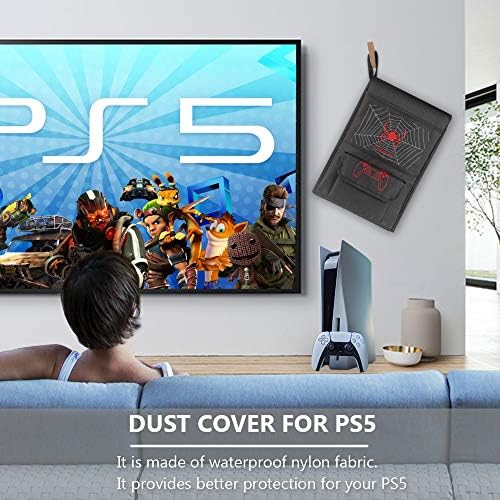 Прахоустойчив калъфче за конзолата PS5, Защитен Калъф-Пыльник за Playstation 5 Digital Edition и Regular Edition, Водоустойчив Плат, Защищающая от Надраскване, Порт за по-лесен достъп до