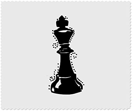 Azeeda 2 x Кърпички за почистване на лещи и очила от микрофибър Шахматна фигура на краля (LC00018608)