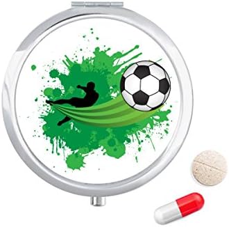 Fly Soccer Футболен Спортен Калъф за Хапчета в Джоба Кутия За Съхранение на Лекарства Контейнер Опаковка
