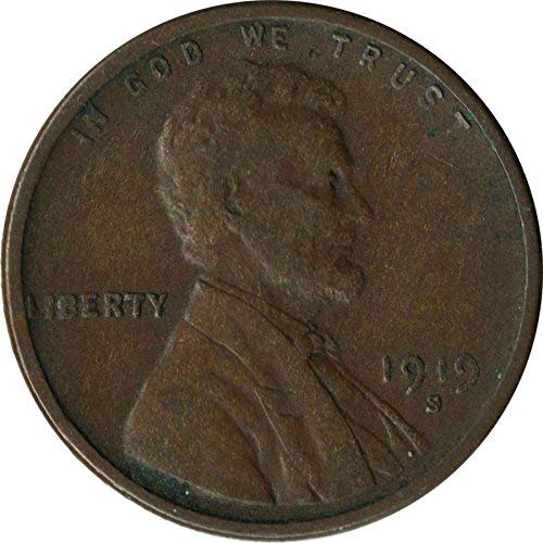 Пшеничен цент Линкълн 1919 - те години на 1C Много Добър