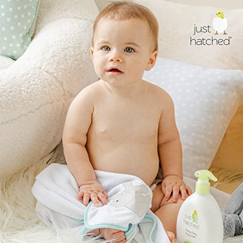 Комплект за измиване на тялото Just Hatched Happy Baby Multi-Pack - Нежна баня + Почистващо средство за тяло, Приятен аромат, подходящ за новородени, хипоалергичен, без вредни вещес