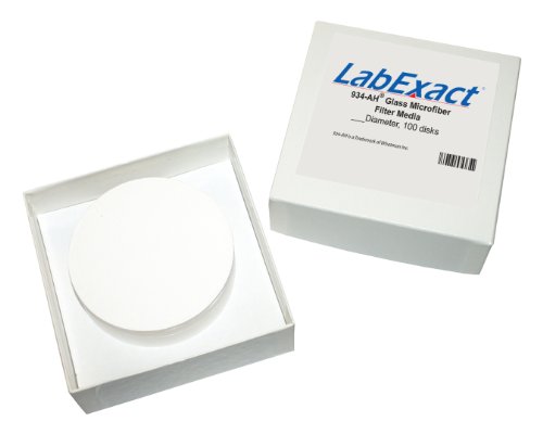 Стъклен филтър от микрофибър LabExact 1200036 Grade 934AH, боросиликатное стъкло, без свързващо вещество, 1,5 микрона, sheet 8x10