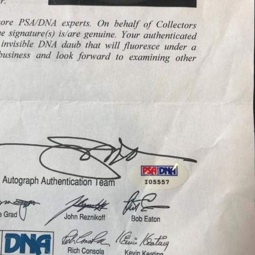 Красив Мики Чарлз Мэнтл Пълно Име е Подписан Бейзболен PSA ДНК С Оценка NM 8 - Бейзболни Топки С Автографи