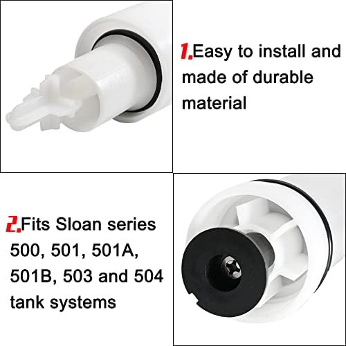 Преносимото касета Слоун C-100500-K Flushmate/бутални Детайли касета за тоалетна с принудителна смывом Бял цвят, подходящ за моделите