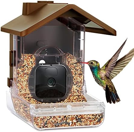 Калъф за фотоапарат Wasserstein Bird Устройство, съвместим с камери Blink, Wyze и Ring Cam - Ясла за наблюдение на птици с помощта на охранителна камера - (Камерата В комплекта не са ?