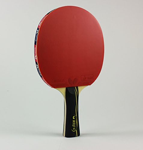 Ракета за тенис на маса Butterfly RDJ S6 Shakehand | серия RDJ | Осигурява Идеален баланс на скоростта на въртене и контрол | се Препоръчва за играчи от начално ниво