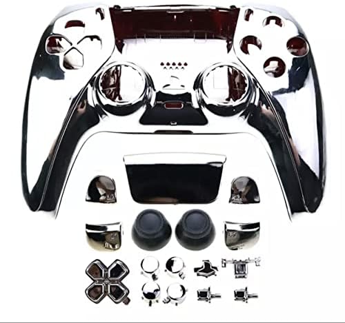 Пълна обвивка на корпуса на Предната и Задната капачка на Калъф за PS5 с Пълен Набор от бутони Декоративна Лента за контролер PS5