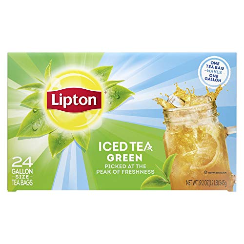 Lipton Зелен Чай с лед в пакетчета Чубрица, Приготвени от чаени листа, получени с ферми, сертифицирани от Rainforest Alliance, 1