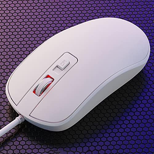 Мързелив Мат,uvvy Ергономичен Дизайн Проводна USB Оптична Мишка с 1000 dpi Компютърни Мишки Жичен Детска Мишка за Лаптоп за Домашно