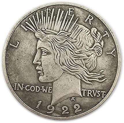 Монета са подбрани Възпоменателна Монета С Релефни 1922 Американски Череп Миниатюрна са подбрани Монета са подбрани Възпоменателна монета