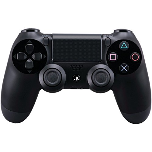 Безжичен контролер DualShock 4 за PlayStation 4 - Jet Black [Стар модел] (обновена)