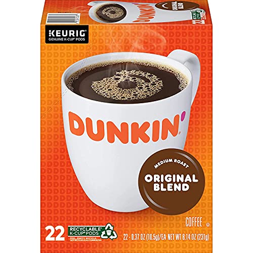 Кафе средна печене на Dunkin' Original Blend, 88 Шушулки Keurig K-Cup