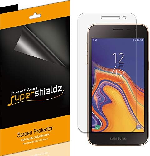(6 опаковки) Защитно фолио Supershieldz, предназначена за Samsung (Galaxy J2 Shine), с прозрачен екран с висока разделителна способност