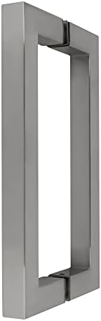 Дърпане дръжка от полиран хром CRL 8 x 8 Серия SQ с квадратни тръби, соединяющимися успоредно