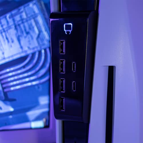 USB-хъб Venom PS5 - 6-портов - Включва 4 x USB 2.0, 2 x USB Type C (PS5)