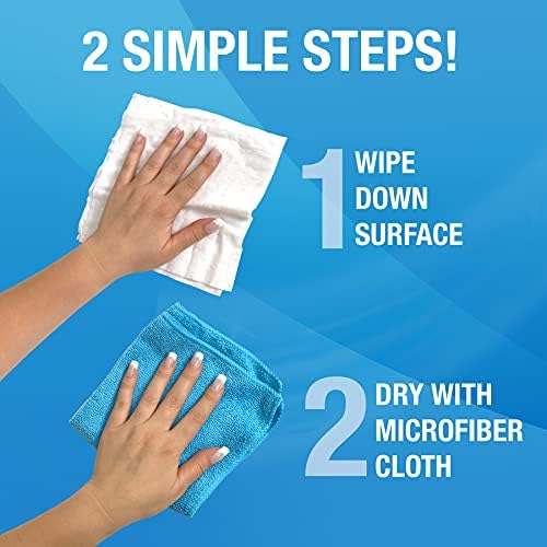 Салфетки MiracleWipes за почистване на електроника 30 карат с Кърпа от Микрофибър + 2 Опаковка за пътуване