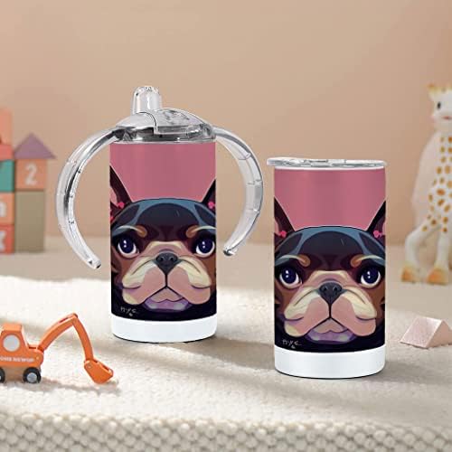 Поильник Bulldog Art Sippy Cup - Сладък Детски Поильник - Поильник С принтом