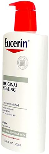 Лосион Eucerin Original Healing с пищност на 16,9 унция (500 мл) (3 опаковки)