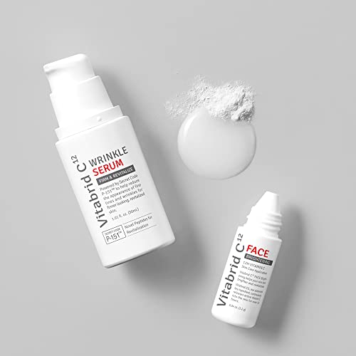 Професионална серум против бръчки Vitabrid C12 Помага за намаляване на фини бръчки, осигурява 12-часова активност на витамин С и патентовани пептиди на кожата със защите?