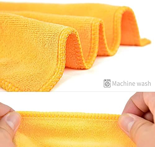 J Комплект кърпички за почистване от микрофибър SKYHONOR CREATION за кухня, Баня, кола, Стъкло (комплект от 8)