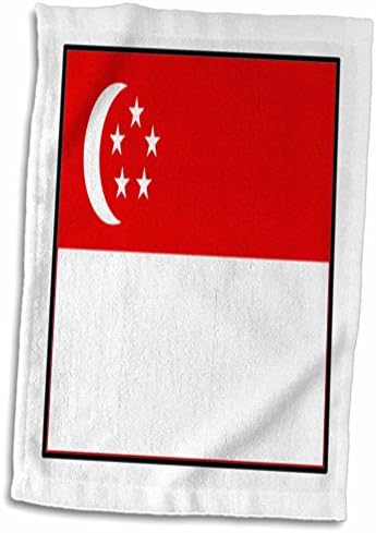 3 Копчета с флага на света от Drose Florene - Снимка Копчета с флага на Сингапур - Кърпи (twl-98493-1)