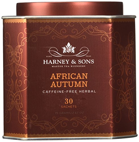 Harney & Sons Африканска есен, Билков чай Ройбос с гибискусом, боровинки и портокал | 30 пакетчета, Събиране на Исторически Царските