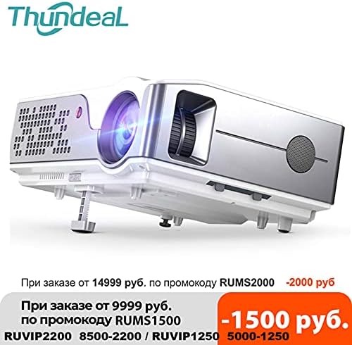 Проектор NC Thundea L Full H D Native1920x1080 P Wi Fi Android Проектор T D96 W T D96 в прожектор Прожектор за домашно кино с голям