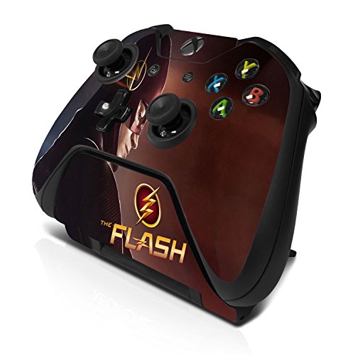 Прехвърляне на контролера The Flash Looking In Time - Набор от скинове Xbox One за контролер и поставка за контролер