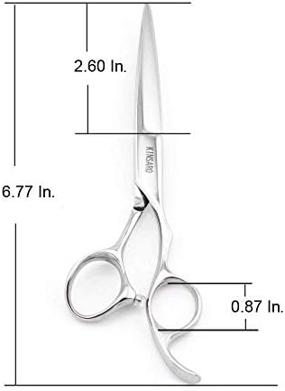 6-ИНЧОВИ Ножица За Подстригване на коса и 5,5-Инчови Ножица За Изтъняване на Коса, Фризьорски ножици, Ножици за коса Kinsaro