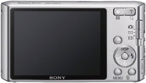 Цифров фотоапарат Sony Cyber-shot DSCW610 на 14,1 Мегапиксела, 4-кратно оптично увеличение и 2,7-инчов LCD дисплей (сребрист цвят) (модел 2012)
