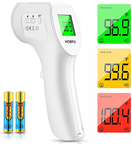 Безконтактен Инфрачервен Термометър за Челото, Дигитален Термометър, Термометри за телесна Температура, за Възрастни, Деца, Бебе,