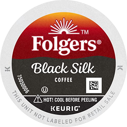 Кафе Тъмна печене Folgers Black Silk, 128 Шушулки Keurig K-Cup