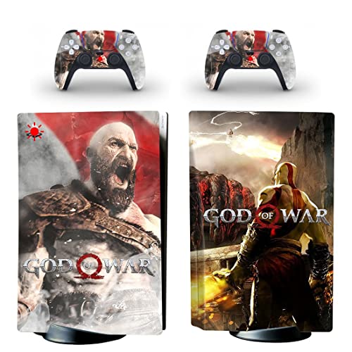За PS4 ОБИЧАЙНАТА Игра GOD The Best OF WAR PS4 - Кожа конзоли и контролери PS5, Винил кожа за Playstation New DUC-760