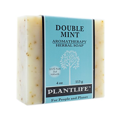 Сапун Plantlife Double Мента Soap Bar - Овлажняващ и успокояващ сапун за Вашата кожа, Изработено е ръчно с използването на растителни