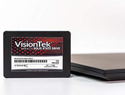 Вътрешен твърд диск VisionTek 2TB PRO ECS 7 мм, 2.5 инча SATA III с технологията 3D TLC NAND за настолни компютри, преносими компютри