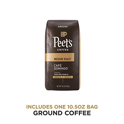 Peet's Coffee, Мляно кафе средно на пържене - Пакетче Cafe Domingo тегло 10,5 грама