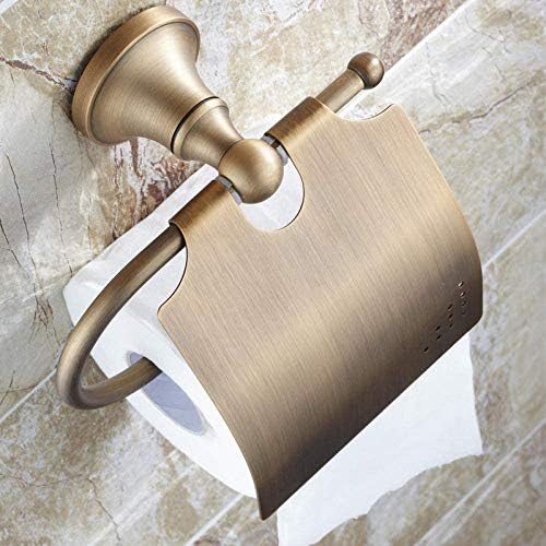 XBWEI Твърд Месинг Държач за Тоалетна Хартия Класически Аксесоар За Банята - стойка за Ролка Тоалетна хартия