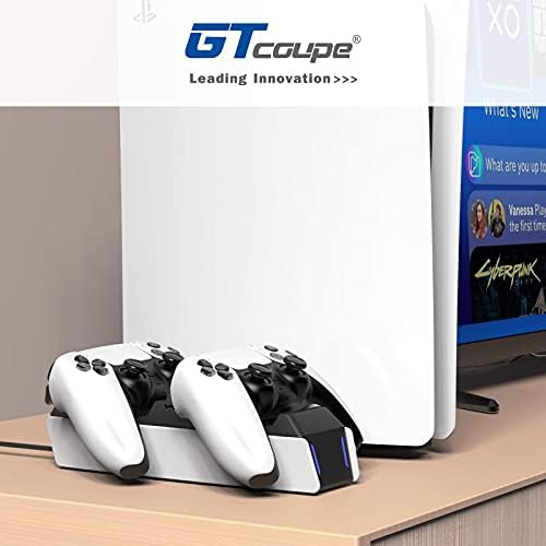 Док-станция за зареждане на контролера Gtcoupe Dual Ps5, Станция за Бързо зареждане на контролера Dualsense Playstation 5, Зарядно
