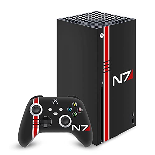 Дизайн на своята практика за главата Официално Лицензиран Логото EA Bioware Mass Effect N7 с Легендарния графика, Vinyl Стикер,