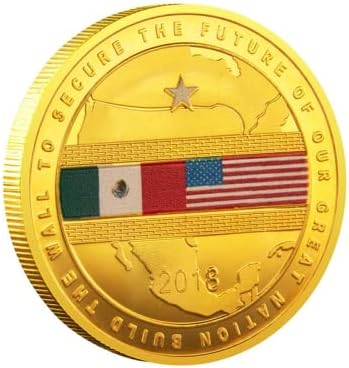 Флаг на САЩ 2018 Избори за президент Тръмп се Съхранява Голяма колекция от американската възпоменателни монети Crafts Challenge