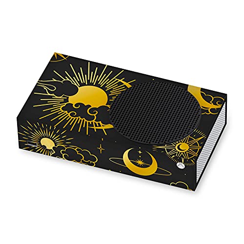 Дизайн на своята практика за главата Официално Лицензиран Haroulita Sun Moon and Stars Art Mix Матова повърхност Винил Стикер Калъф