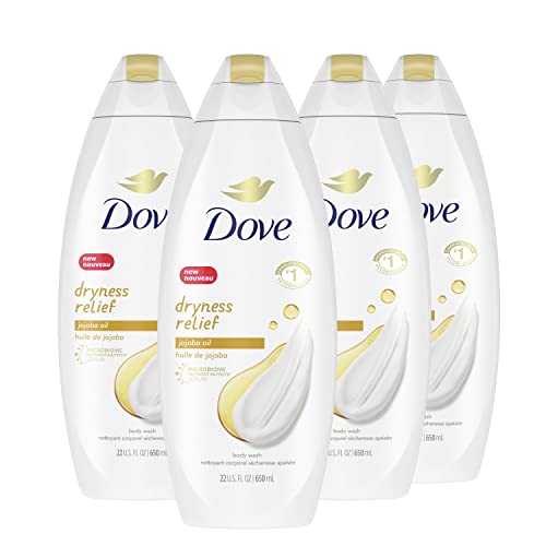 Препарат за измиване на Dove за суха кожа Ефективно отмива бактериите, чрез подхранване на кожата 22 грама (опаковка от 4 броя)