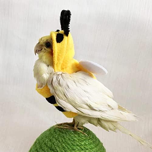 IEUDNS Облекло за Птици под Формата На Пчелите, Скъпа Дрехи за Малките Животни за Cosplay, S