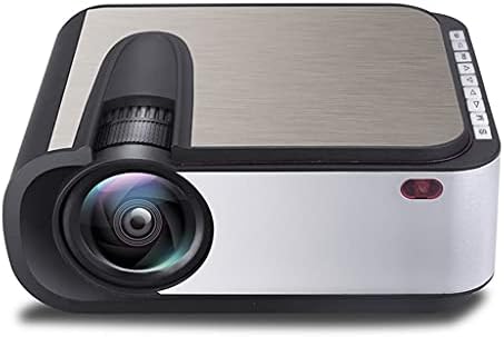 XDCHLK Пълен led проектор 2200 Лумена За домашно кино, съвместим с USB AV SD, малък телевизор проектор (Цвят: версията за Android)