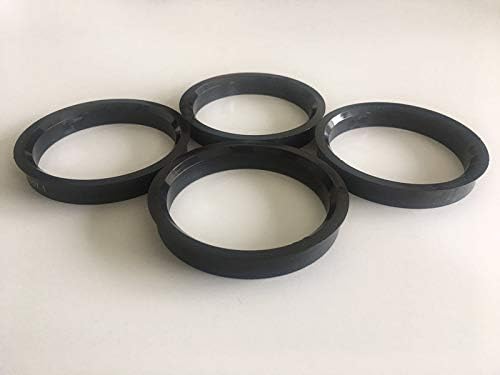 NB-AERO (Комплект от 4) Полиуглеродные центрирующие пръстени на главината с диаметър от 72,62 мм до 59,6 mm с вътрешен диаметър