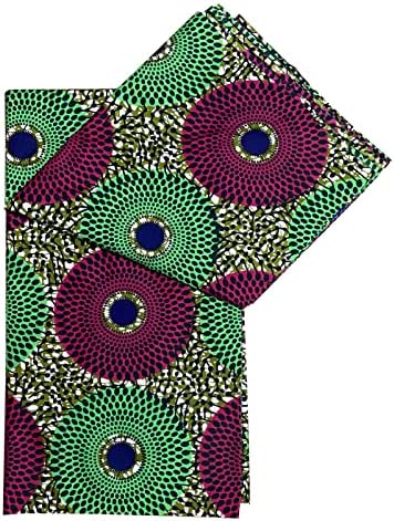 Плат с африкански восъчните разпечатки, нова тъкан от Анкара Базен, 6 ярда африканската платове за вечерна рокля (P067)