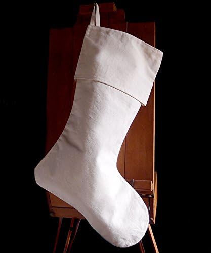 Коледни чорапи AK-Търговия от коноп чул за празниците - Опаковка от 6 броя (Естествено платно, 10 24 H x 14 Foot)